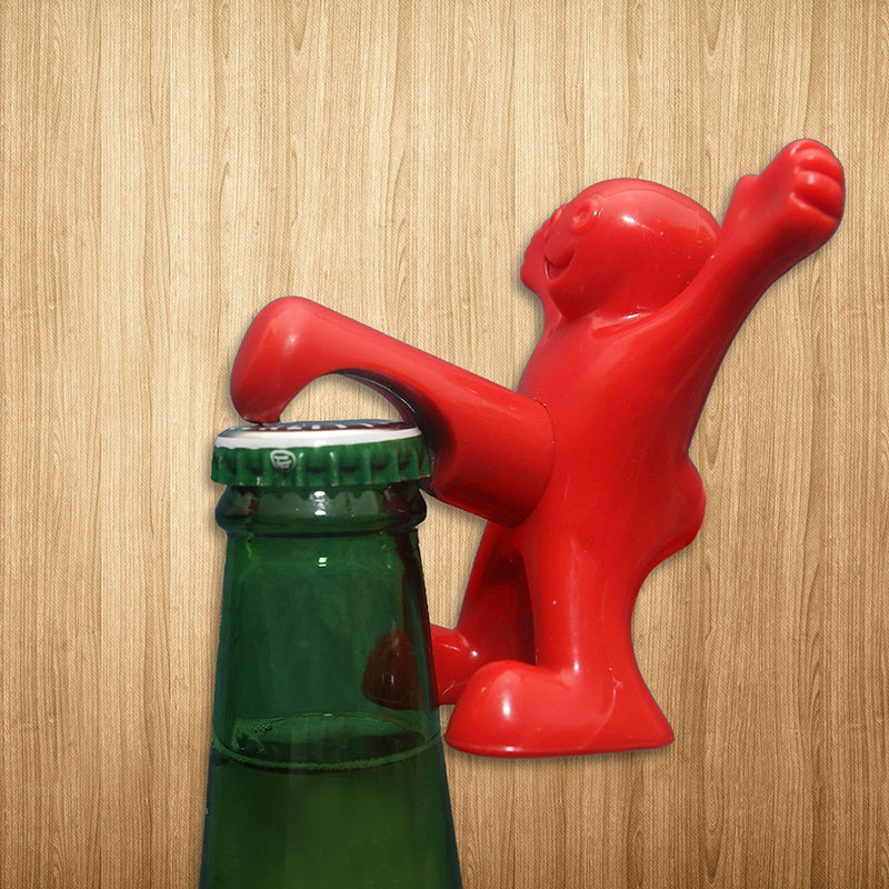 Happy Man Corkscrew - Bottle Opener, & Wine Stopper | Stornfield