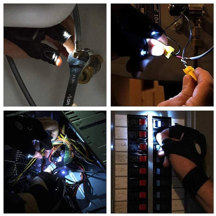 Comfortable LED gloves with waterproof lights | Stornfield