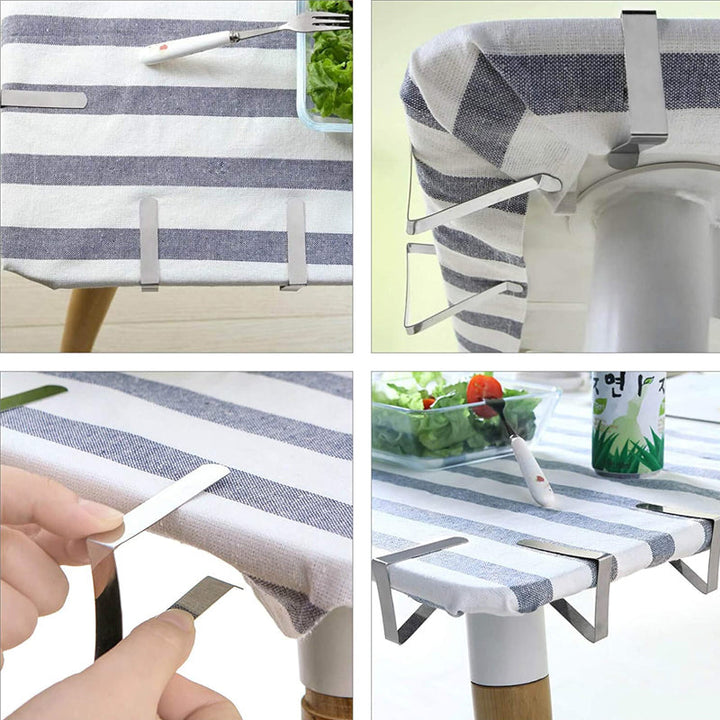 Stornfield | Stainless Steel Tablecloth Clips (Set of 4)