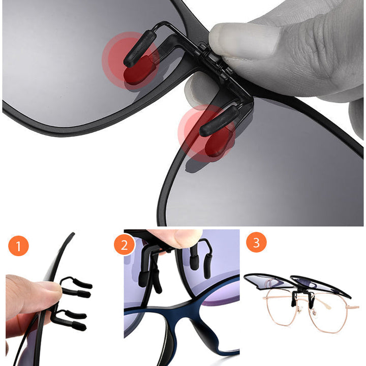 Stornfield | New Foldable Clip-on Polarized Sunglasses