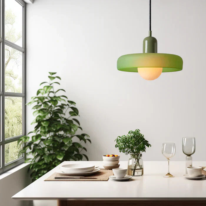 Bauhaus Colorful Glass Pendant Lamp - Modern Design Lamp for Living Room and Dining Room | Stornfield