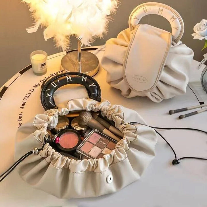 Drawstring handbag for makeup | Stornfield