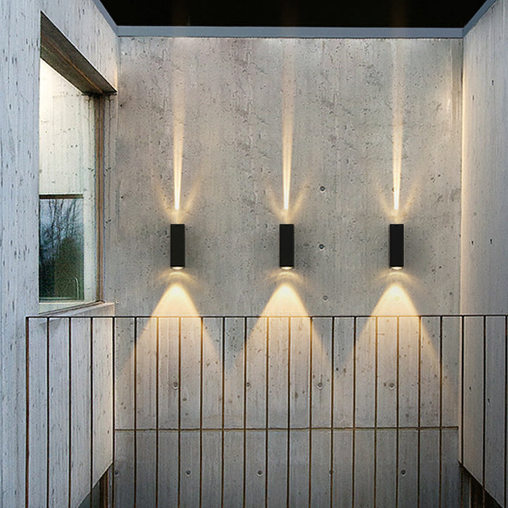 Waterproof Multifunctional Up Down Lighting Spotlight Outdoor Wall Lamps | Stornfield