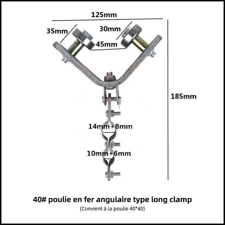 Angle Iron Pulley | Stornfield