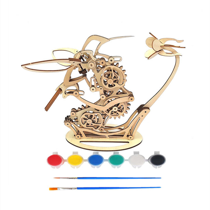 Stornfield | Wood kinetic hummingbird sculpture