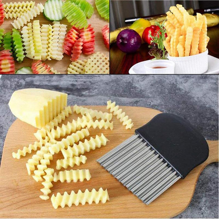 Stainless Steel Crinkle Chopper | Stornfield