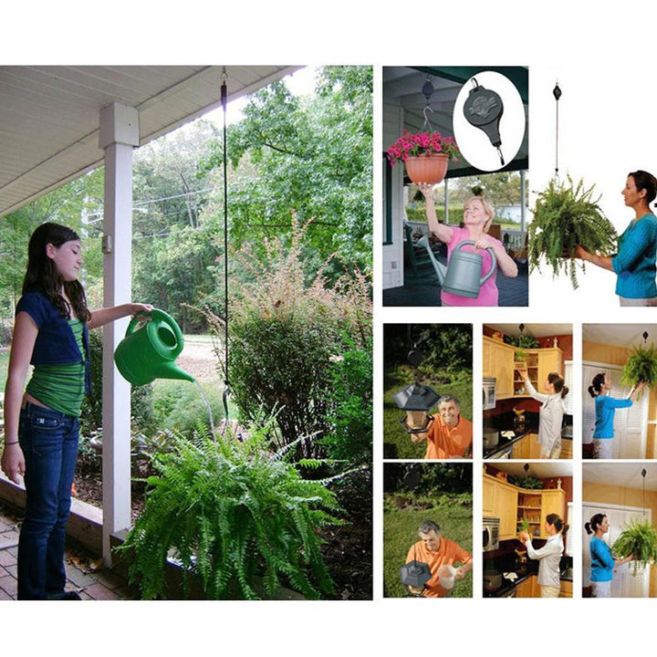 Retractable Hook, Plant Pulley for Garden Pots and Bird Feeder | Stornfield