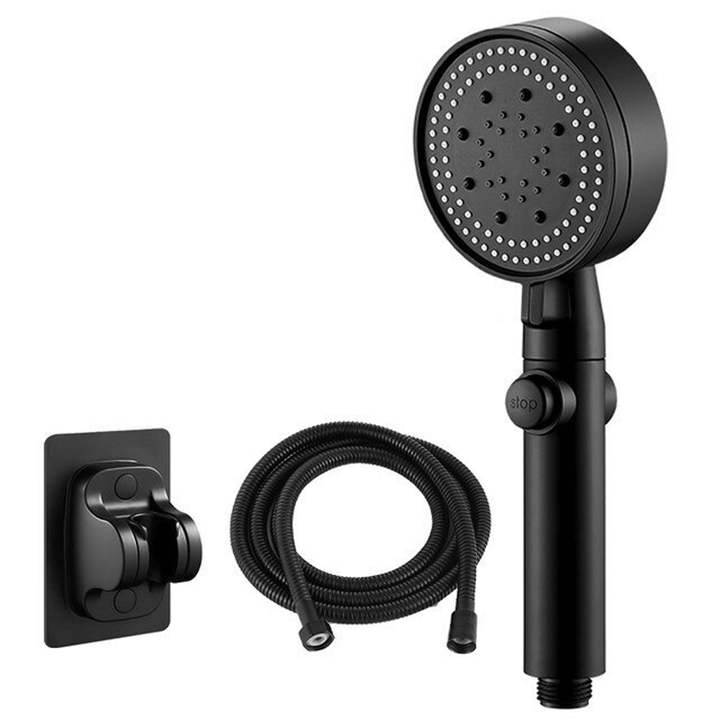 FlowControl Showerhead with 5 settings and push button | Stornfield