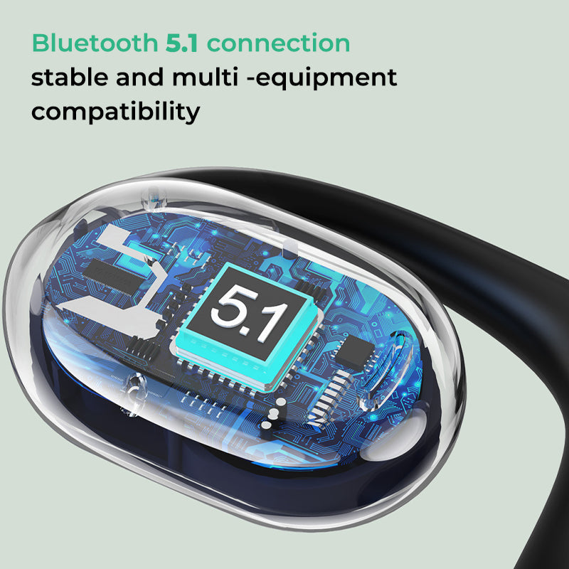 AirBeat Flex Open Ear Bluetooth Headphones – Comfortable & Safe Sports | Stornfield