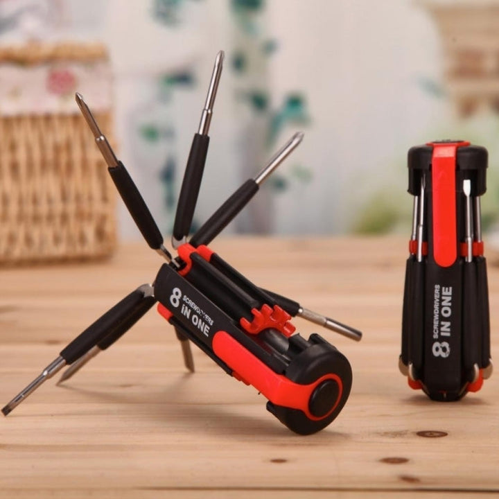 8-in-1-screwdriver with LED flashlight | Stornfield