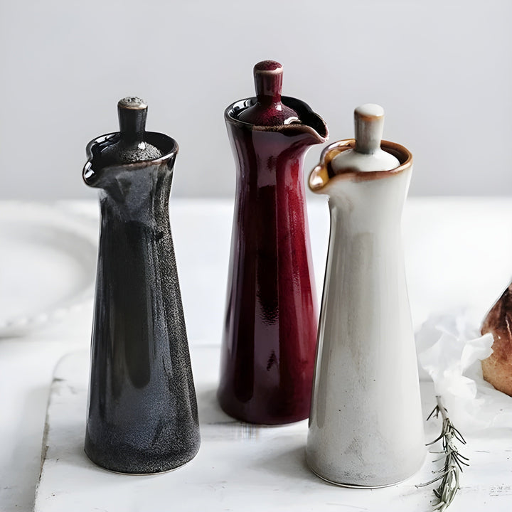 Oil and spice bottle made of ceramic – Stylish and aroma-preserving | Perfect for kitchen and dining taStornfielde | Stornfield
