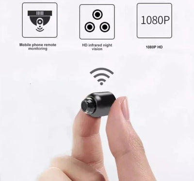 Stornfield | Small WiFi Security Spy Camera UK Night Vision Surveillance Nanny Cam