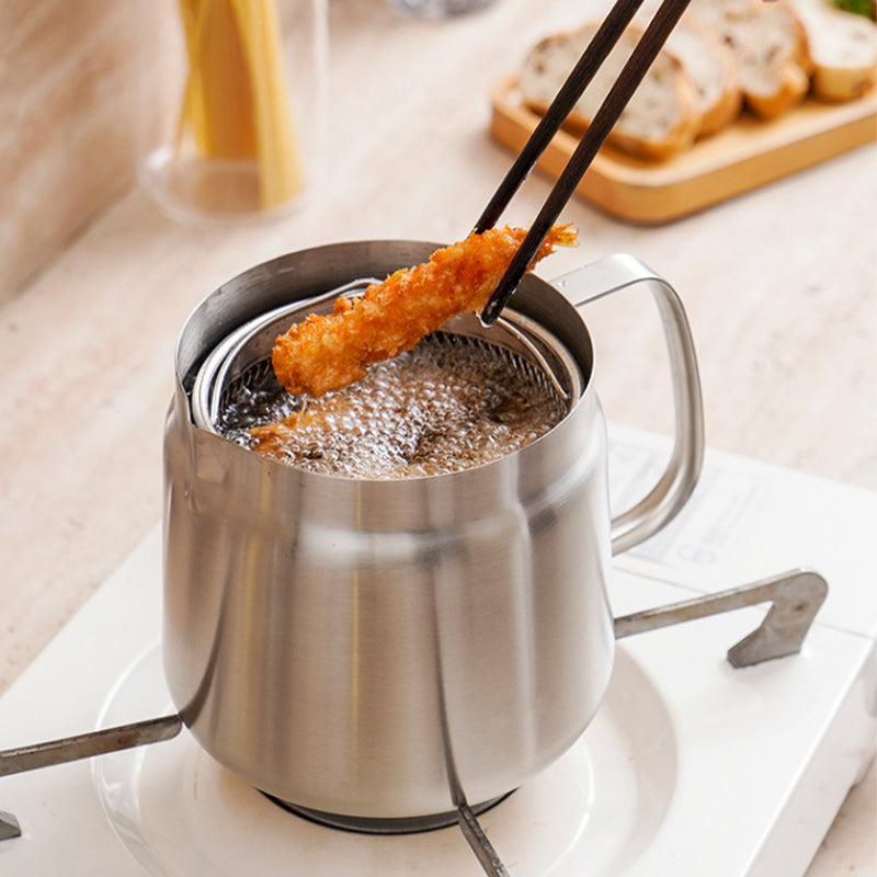 2-in-1 304 Stainless Steel Multifunctional Oil Strainer Pot | Stornfield