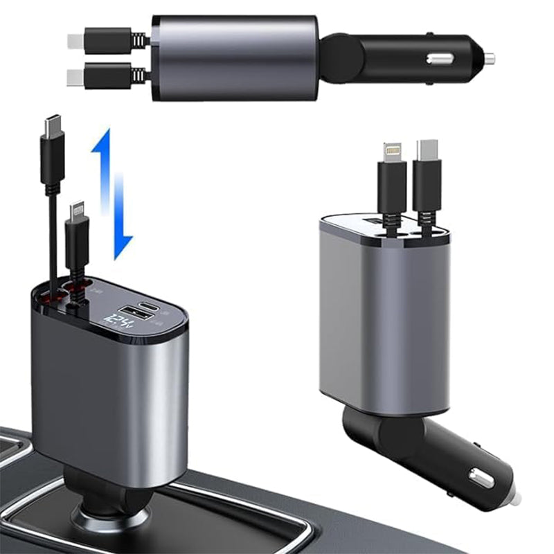 4 in 1 Quick Car Mobile Charger | Stornfield
