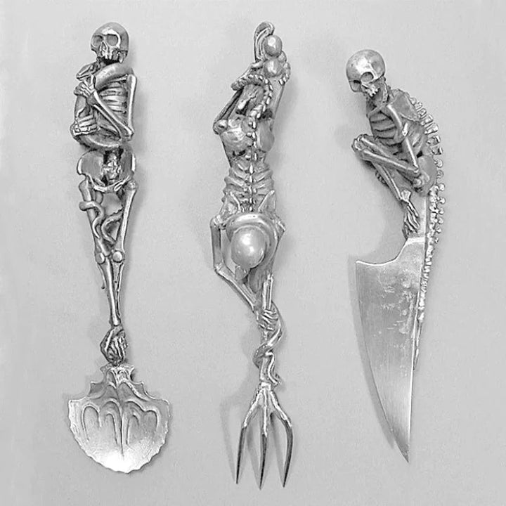 Halloween Gift Skeletal Cutlery Sets | Stornfield