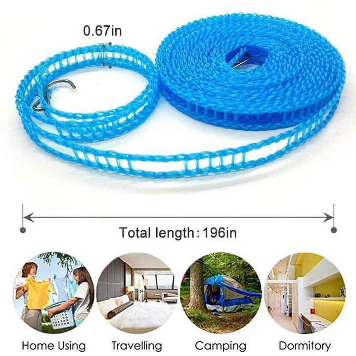 Portable Windproof Non-Slip Clothesline for Outdoor & Home | Stornfield