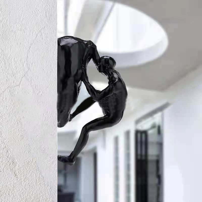 Stornfield | Hanging statues for climbing wall