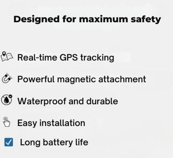 Stornfield | GPS Tracker for Motorcycles | Waterproof, Magnetic & No Subscription Required for Global Tracking