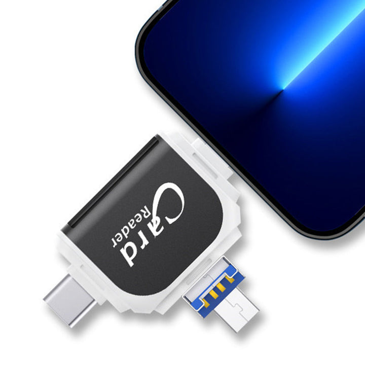 Multi-Port 4-in-1 Universal SD TF Card Reader | Stornfield