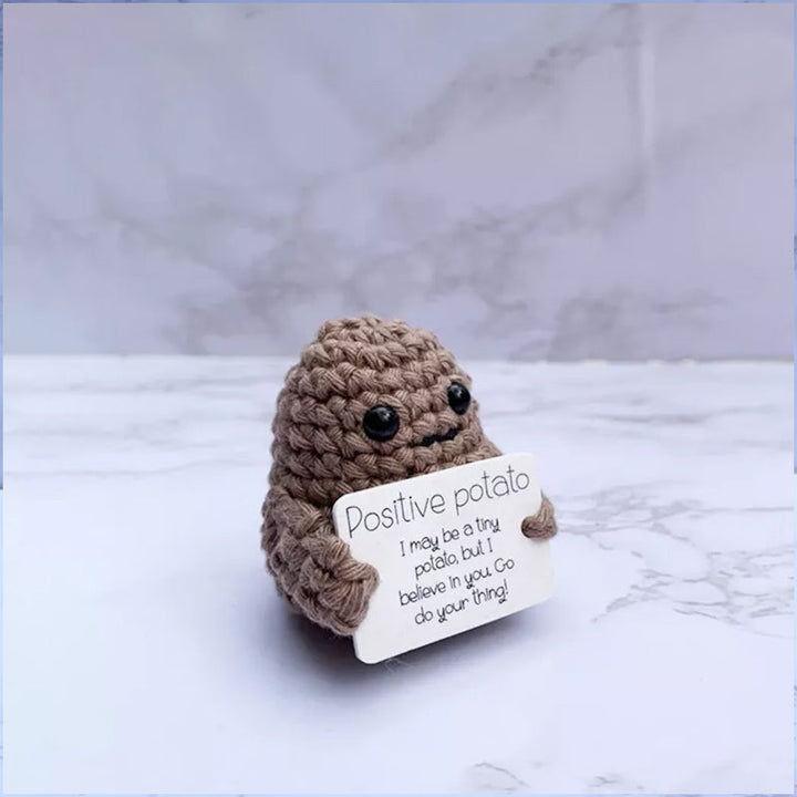 Funny Gift Knitted Positive Potato Stornfield