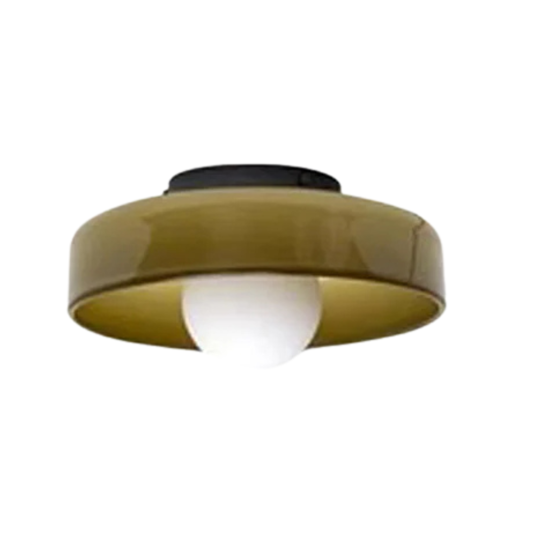 Round Ceiling Lamp with Stylish Functionality - LumiSphere | Stornfield