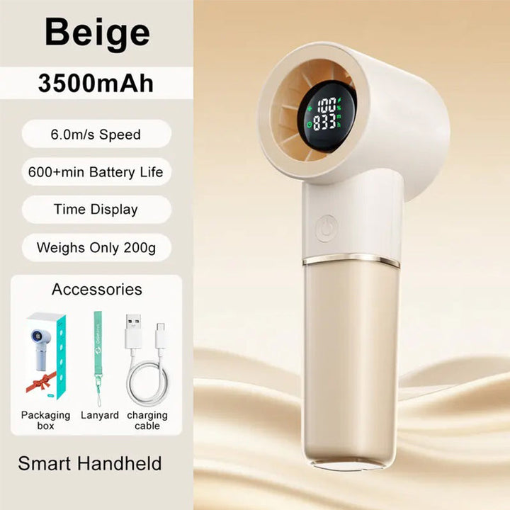 Portable Handheld Rechargeable Personal Cooling Fan | Stornfield