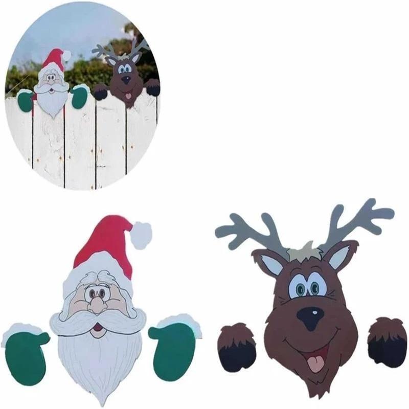Christmas Themed Fence Decoration | Stornfield
