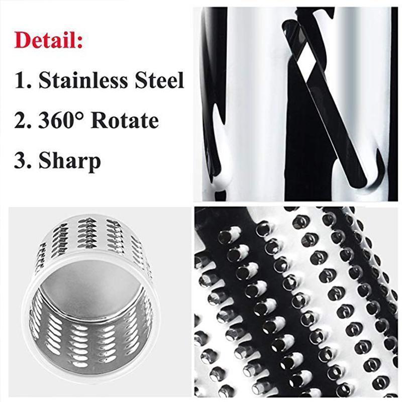 3 in 1 Rotating Cheese Grater Vegetable Cutter | Stornfield