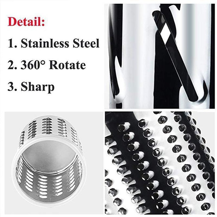 3 in 1 Rotating Cheese Grater Vegetable Cutter | Stornfield