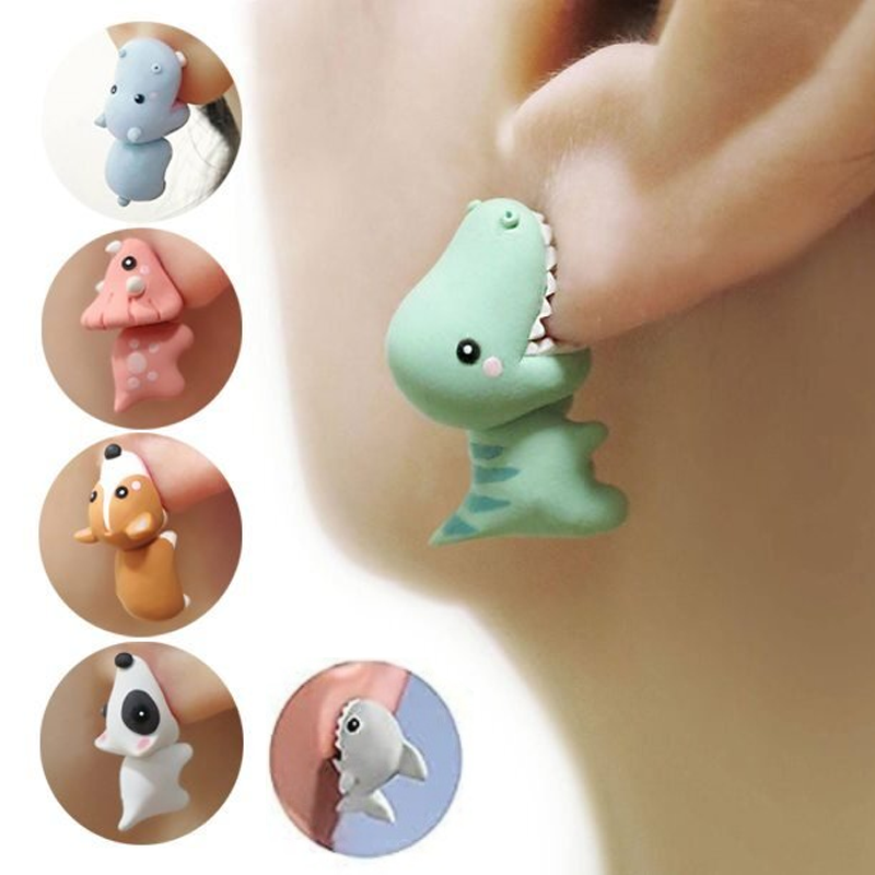 Stornfield | Cute Animal Bite Earrings, 1 Pair