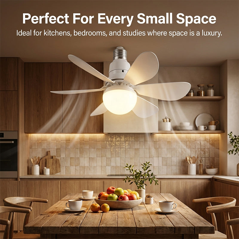 Modern Low Profile Ceiling Fan Light | Stornfield