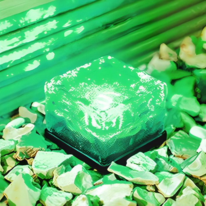 Square Creative Ice Stornfieldock LED Waterproof Smart Solar Outdoor Lighting | Stornfield