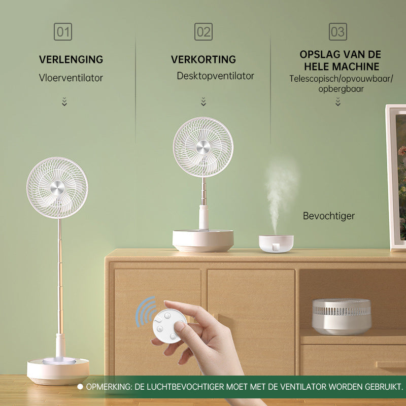 PortaStornfielde RechargeaStornfielde Telescopic TaStornfielde Fan with Silent Design and AdjustaStornfielde Height | Stornfield