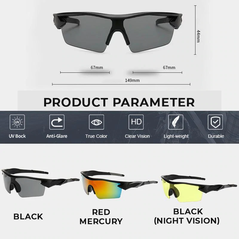 Stornfield | UV Protection Sunglasses for Outdoor Cyclists