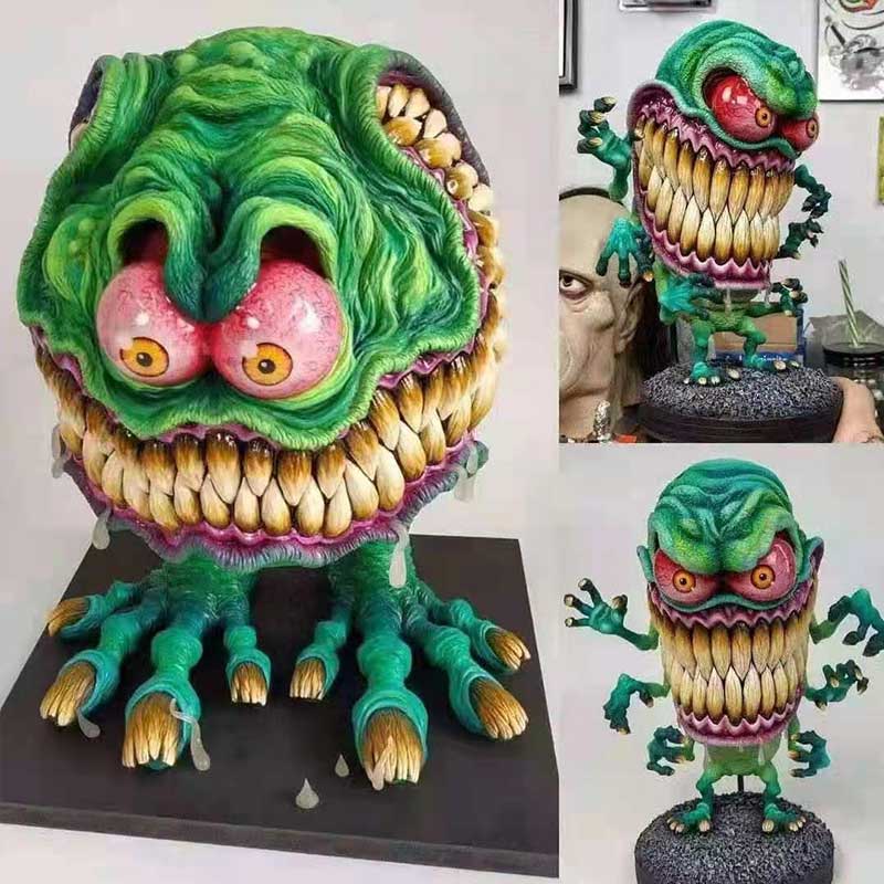 Angry Big Mouth Monster Statues | Stornfield