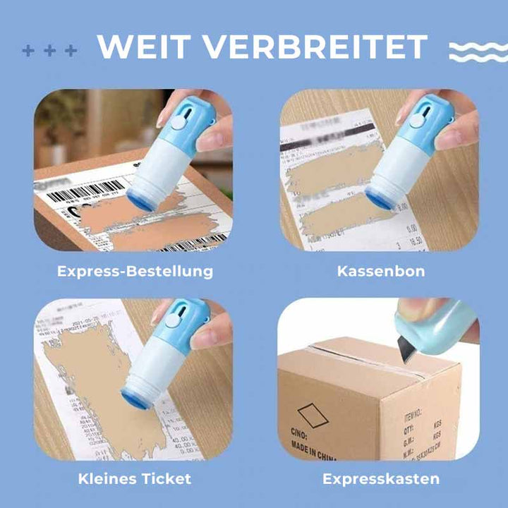 Thermal paper correction fluid with unpacking knife | Stornfield