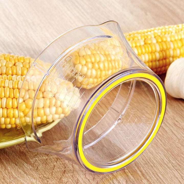 Cob Corn Stripper With Built-In Measuring Cup And Grater | Stornfield