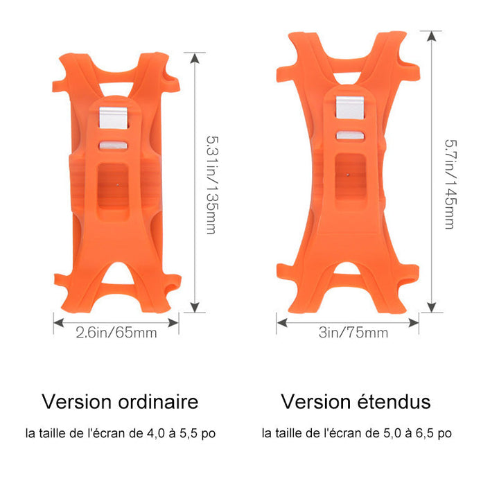 Universal Silicone Bicycle Phone Mount, Anti-Slip, Adjustable | Stornfield