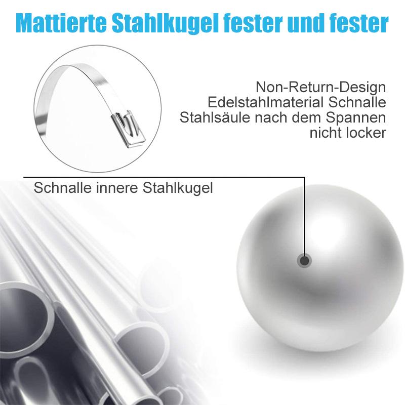 Multipurpose Metal Cable Ties (100 PIECES) | Stornfield