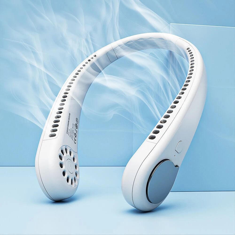 Portable Neck Fan, Bladeless Neck Fan Rechargeable | Stornfield