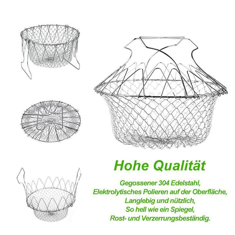 Stainless Steel Retractable Strainer Cooking Basket | Stornfield