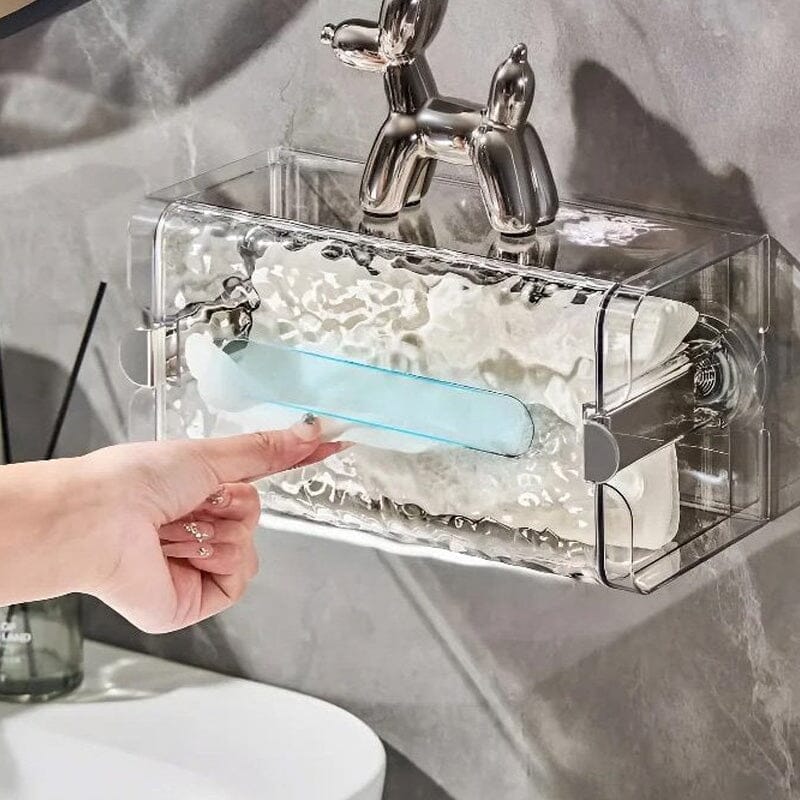 Multifunctional glacier pattern tissue box | Stornfield
