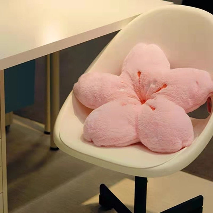 Colorful Cherry Flower Seat Cushion Pillow | Stornfield