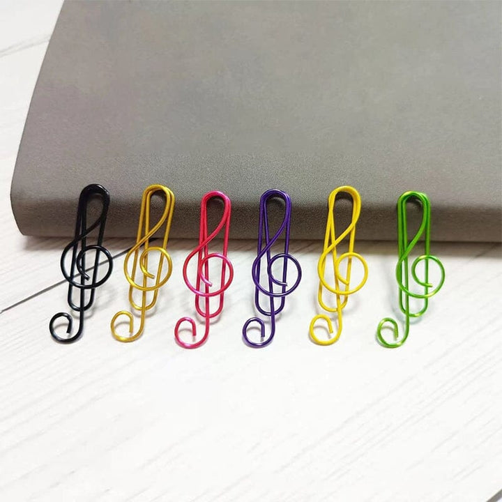 Music Multicolored Metal Paper Clips | Stornfield