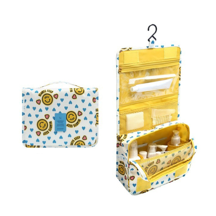 TravelEase – Water-repellent cosmetic bag with hooks and compartments | Travel toiletry bag | Stornfield