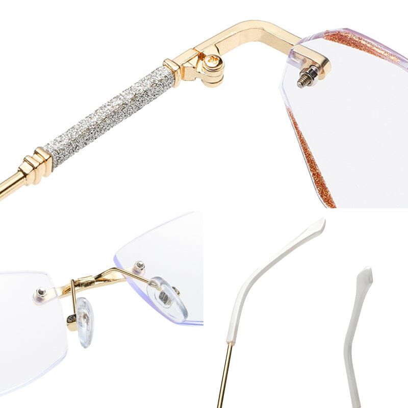 Stornfield | Fashionable Rimless Blue Light Blocking Reading Glasses