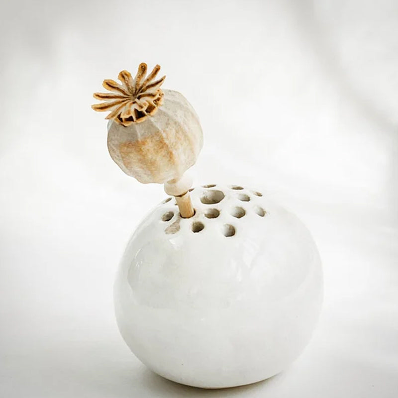 Resin Handmade Vase Flower Stone Table Decor | Stornfield
