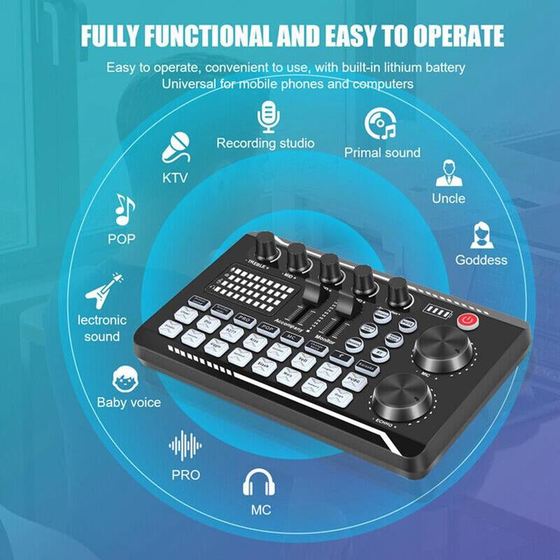 Live sound card with DJ mixer effects & voice changer | Stornfield