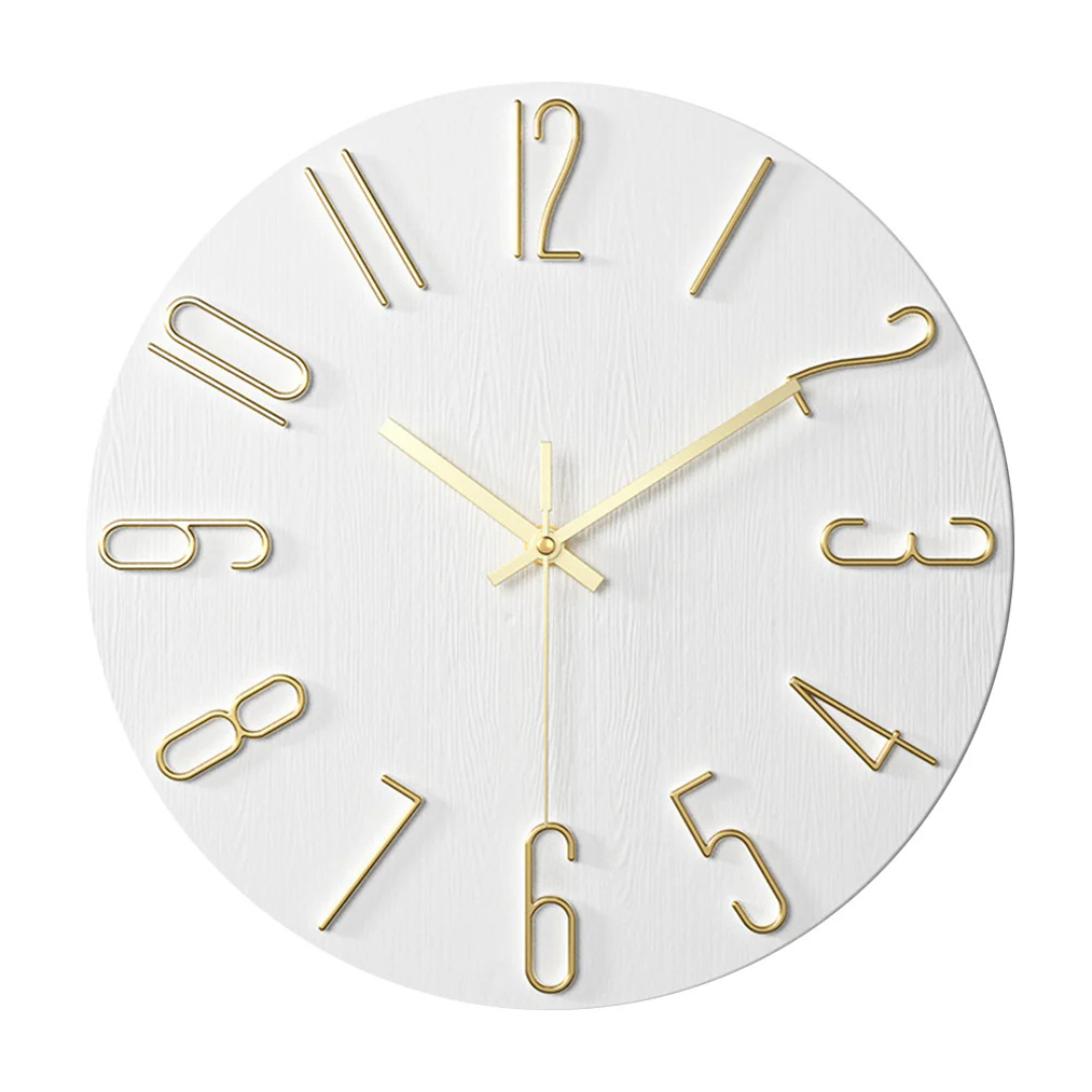 Noble Wall Clock – Modern & Silent Clock for Living Room | Stornfield