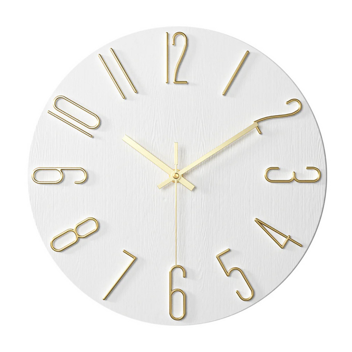 Noble Wall Clock – Modern & Silent Clock for Living Room | Stornfield